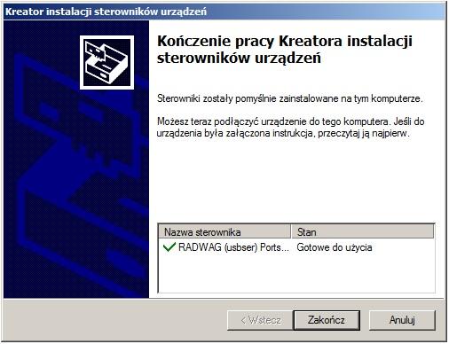 komputera, odłącz i ponownie podłącz przewód USB).