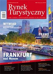 Polecenia kontrolne cd. 13. Zapoznać się tematyką miesięcznika Rynek turystyczny nr 10/2018r. Fot.1. Okładka miesięcznika Rynek Turystyczny nr10/2018.