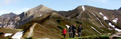 Tatrzańskie przejścia kondycyjne Tatry Zachodnie. Granią wokół Chochołowskiej Termin: 17.05-