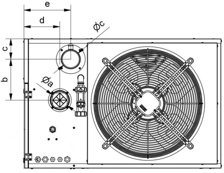 INSTALACJA ZEWNĘTRZNY CZUJNIK TEMPERATURY Opcjonalnie dostępny jest czujnik temperatury zewnętrznej, do zainstalowania w przypadku korzystania z funkcji regulacji temperatury z odczytem temperatury