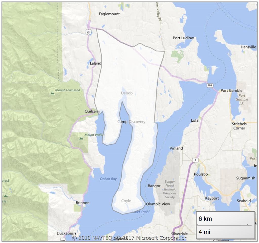 About Dabob Bay Area: 184.