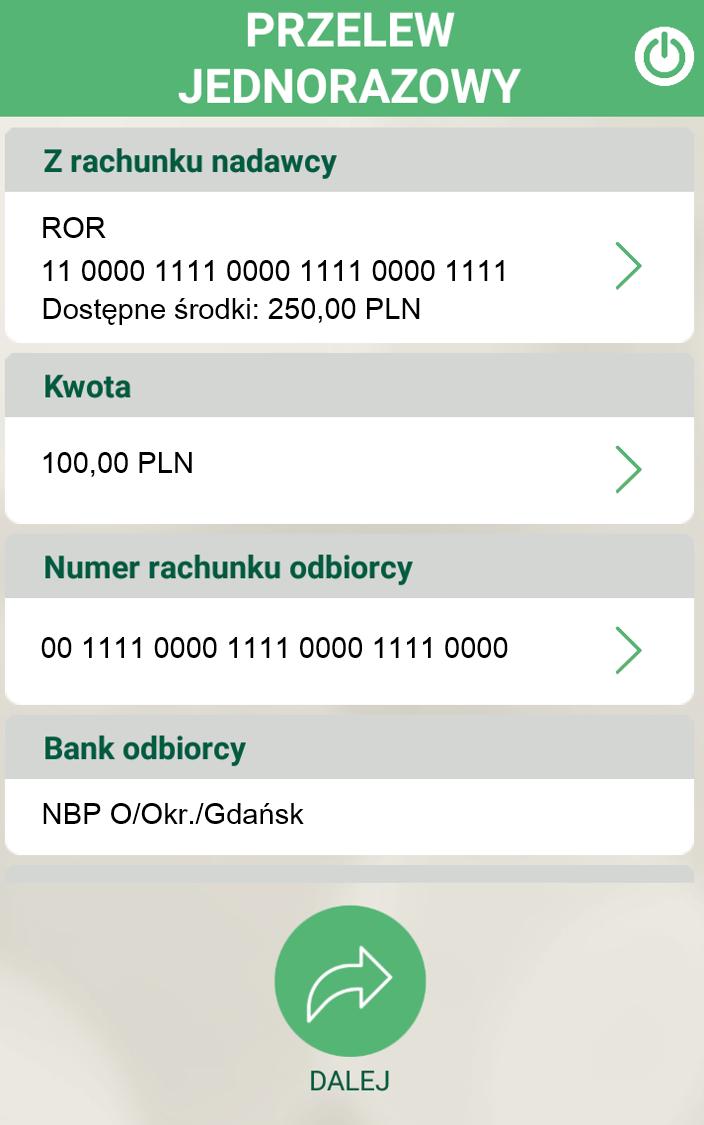 4. Przelewy W zakładce Przelewy możesz wykonać następujące polecenia przelewu: jednorazowe zewnętrzne, wewnętrzne własne, dodać nowy szablon przelewu zdefiniowanego oraz dodać nowe zlecenie stałe.