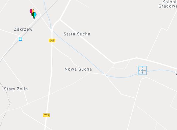 Rysunek 10. Operatorzy sieci GSM na terenie Gminy Nowa Sucha BADANIA PEM Źródło: Mapa nadajników GSM, UMTS, CDMA w Polsce, http://beta.btsearch.