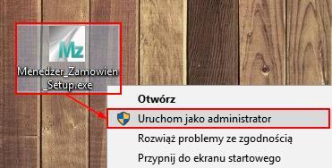 3.1 Proces instalacji Należy uruchomić plik instalacyjny programu: