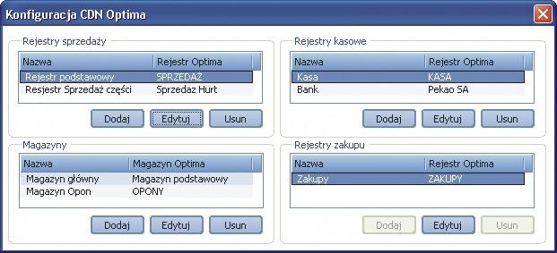Zawiera ono dane katalogowe firmy TecDoc m.in.