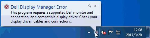 Wykrywanie i usuwanie usterek Jeśli aplikacja DDM nie współpracuje z monitorem, na pasku powiadomień pojawi się niżej pokazana ikona.