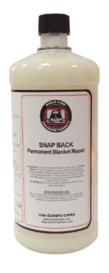 - CHEMIA SPECJALNA SNAP BACK - Permanent Blanket Repair Rewolucyjny preparat do trwałej, miejscowej regeneracji uszkodzonych ( wybitych ) obciągów offsetowych.