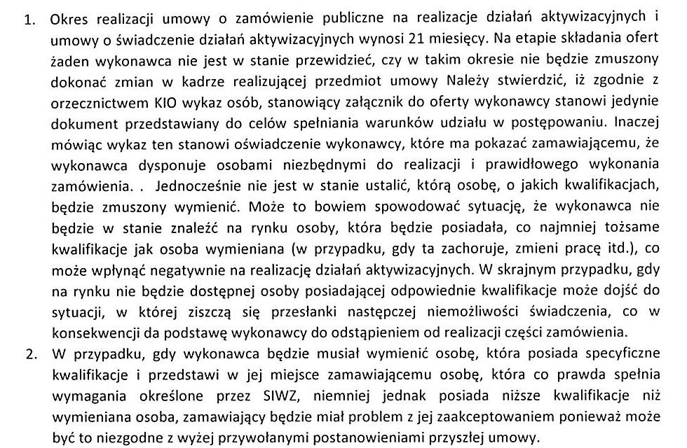 Proces oceny merytorycznej będzie dokumentowany przez członków Komisji Przetargowej za pomocą indywidualnych kart oceny poszczególnych ofert.