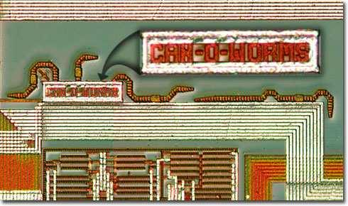 Can-O-Worms We've Got Roaches The term "computer bugs" arose earlier in the century when insects were discovered to be the cause of malfunctions in the relays used in very early computers.
