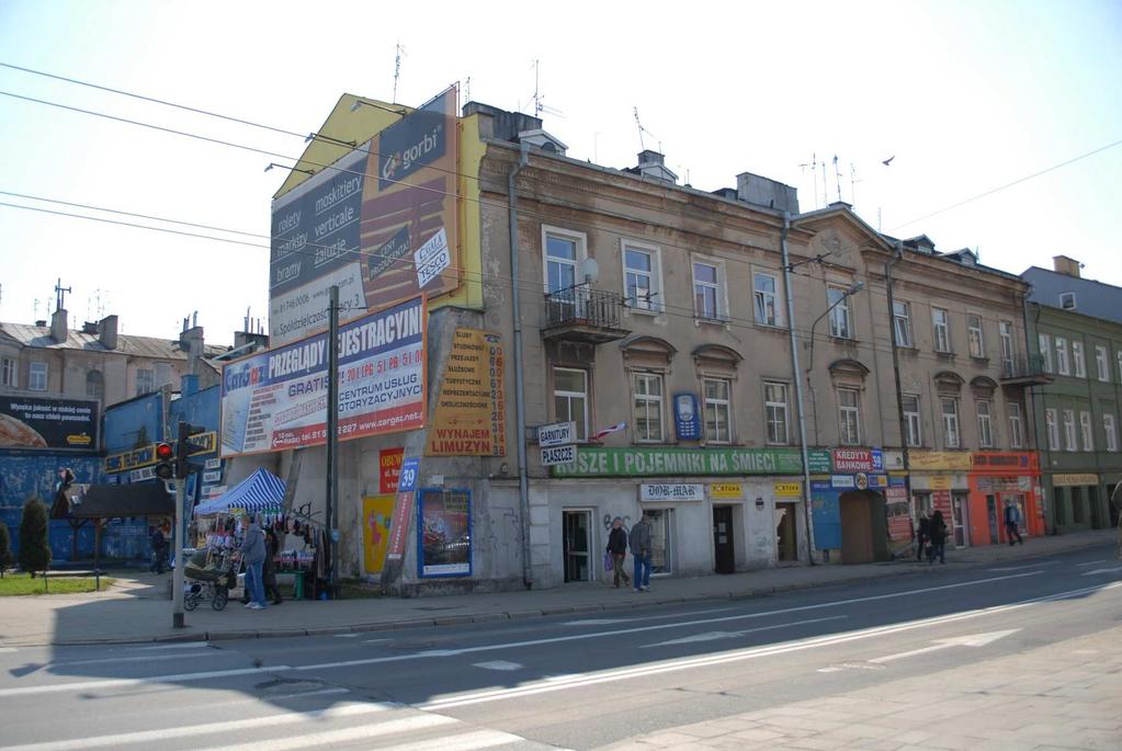 Fasada, Lubartowska 39 dawna