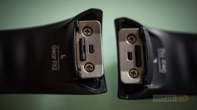 ostrym zmieniać a Obudowa jest wodoszczelna i ma tylko dwa przyciski Podobnie jak ostatnie flagowce Samsunga, Gear Fit2 jest wodoszczelny.