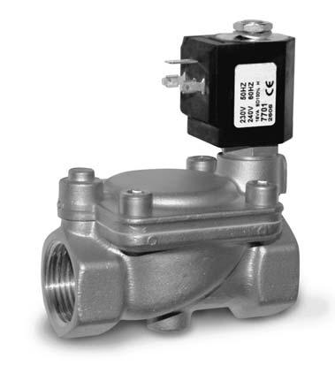 Typ D606/622 Elektrozwory 2/2 z serwo-wspomgniem (N.Z.