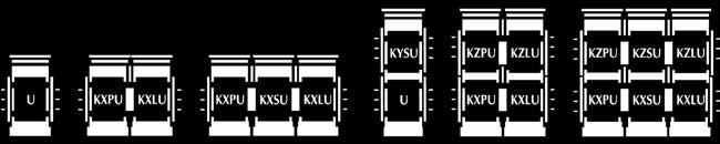 szerokość, przy zespoleniach okien wyposażonych w rolety zewnętrzne, ich rozstaw należy dobrać w oparciu o wymiar: x i y (odległości w kołnierzach KOMBI dla okien z roletami zewnętrznymi), przy