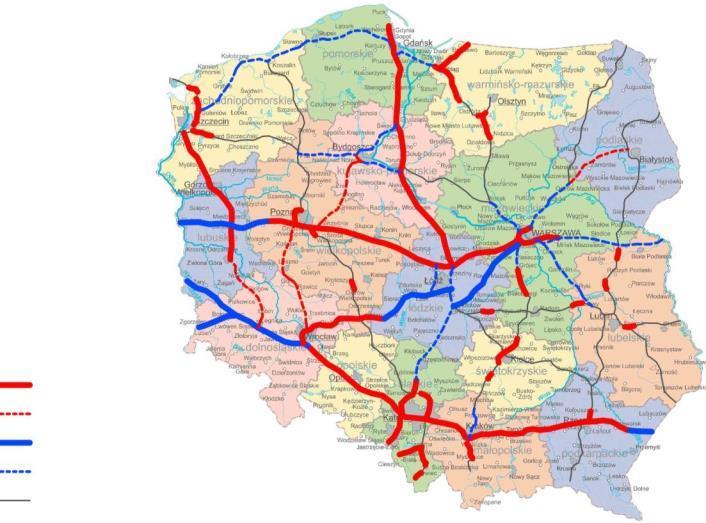 Wprowadzenie Nawierzchnie w Polsce istniejące naw. asfaltowe projektowane naw.