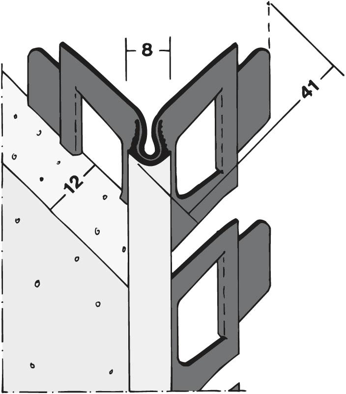 Profile tynkarskie - tynki mokre BA-1000 PL-1001 KA-1034 34 7,5 7,5 34 PL-1003