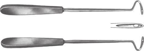 IGŁY DO PODWIĄZYWANIA LIGATURE NEEDLES ИГЛА-ПРОВОДНИК ДЛЯ ПЕРЕВЯЗЫВАНИЯ Deshamps 30.