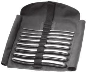 0290 /2-25/26 mm 3 sztuk w komplecie pieces per set частей в наборе Hegar podwójny w zwijanym brezencie double in canvas roll двойной в холсте 90.