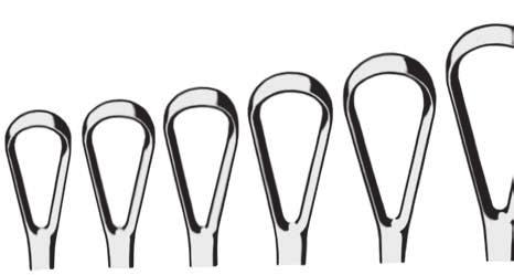 ŁYŻECZKI GINEKOLOGICZNE UTERINE CURETTES ЛОЖКИ ДЛЯ МАТКИ 26 mm 28,5 mm 23,5 mm 6 mm 8 mm 9,5