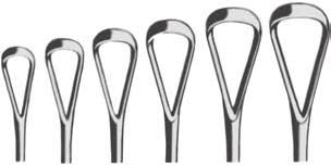 ŁYŻECZKI GINEKOLOGICZNE UTERINE CURETTES ЛОЖКИ ДЛЯ МАТКИ Sims 250 mm 7,5 mm 8,5 mm 0 mm,5 mm 3,5 mm 4,5 mm ostra, giętka sharp, malleable острая, пружинчатая 2 3 4 5 6 ostra,