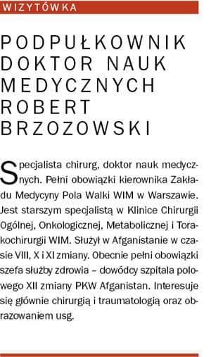 LOTERIA Z LOSEM 2012-11-27 Z Magdaleną Kozak i Robertem Brzozowskim o medycynie pola walki od kuchni i procedurach ratujących życie rannym w boju rozmawiają Małgorzata Schwarzgruber i Włodzimierz