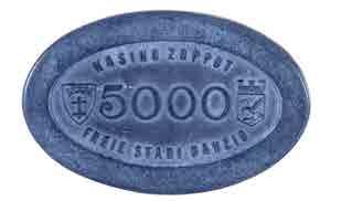 2 Żeton z sopockiego kasyna o nominale 100, przed 1932 r. Żeton plastikowy.