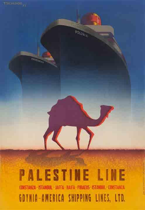34 TADEUSZ TREPKOWSKI (1914-1954) "Palestine Line", 1935 r.