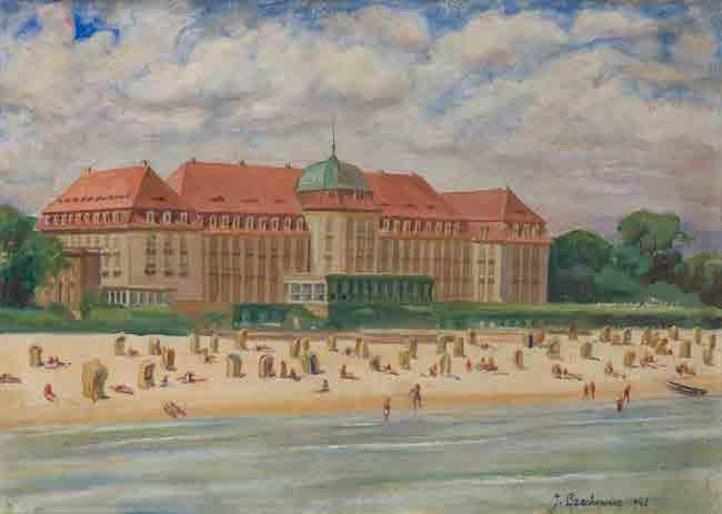 92 JULIUSZ CZECHOWICZ (1984-1974) Grand Hotel w Sopocie, 1948 r.