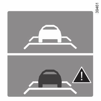 Adaptacyjny regulator prędkości (5/8) W pewnych sytuacjach (dojechanie do pojazdu jadącego dużo wolniej, gwałtowna zmiana pasa ruchu pojazdu poprzedzającego itp.