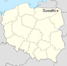 POŁOŻENIE NIERUCHOMOŚCI Miasto Suwałki leży w północno-wschodniej części Polski, w pobliżu granicy z Litwą, obwodem kaliningradzkim Federacji Rosyjskiej i Białorusią.
