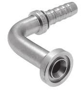 ZŁĄCZA DO WĘŻY HYDRAULICZNYCH Z OPLOTEM SPIRALNYM GLOBALSPIRAL SAE FLH90L Złącze kołnierzowe wysokociśnieniowe SAE przygotowane pod okrągły pierścień uszczelniający. Kod 62. Kolanko odchylone 90.