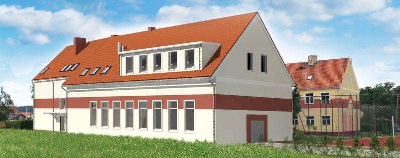 Projekt pod nazwą Rozbudowa oddziału przedszkolnego Szkoły Podstawowej w Targoszynie celem utworzenia zespołu przedszkolnego wraz z salą gier i zabaw