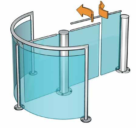 HTS-M01 HTS-L01 HTS-L02 Stal nierdzewna AISI 304/Szkło ESG 10 mm. Stal nierdzewna AISI 304. Stal nierdzewna AISI 304/Szkło ESG 10 mm. Z rury ze stali nierdzewnej AISI 304 Ø 48 mm na skosie z wypełnieniem szklanym ESG 8 mm.