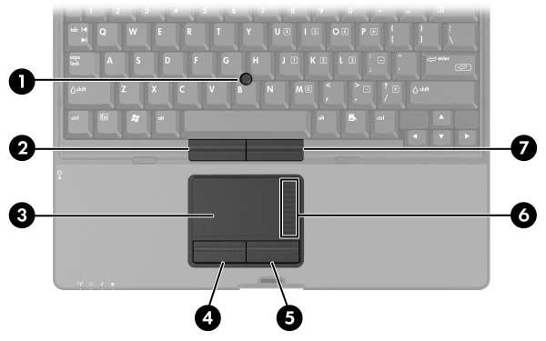 Urz dzenia wskazuj ce Drążek wskazujący i płytka dotykowa TouchPad mogą być używane zamiennie.