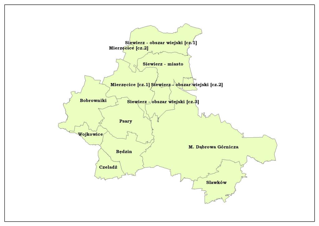 Państwowy Powiatowy Inspektor Sanitarny w Dąbrowie Górniczej POWIAT BĘDZIŃSKI Liczba ludności zaopatrywanej w wodę ok. 147624 Zaopatrzenie w wodę ilość rozprowadzanej lub produkowanej wody ok.29525.