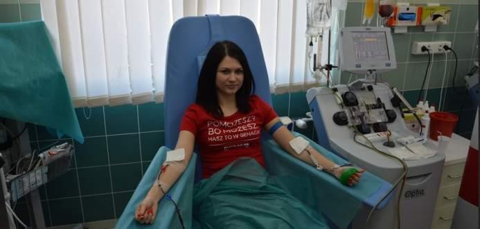 11 Pobranie krwiotwórczych komórek macierzystych z krwi odwodowej Dzień 1-5 Dzień 5 Dzień 6 80% wszystkich pobrań Przyjmowanie czynnika wzrostu w postaci zastrzyków podskórnych (namnażanie i