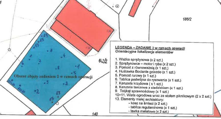 W uzgodnieniu z Zamawiającym dopuszcza się skorygowanie proponowanych lokalizacji usytuowania urządzeń w przypadku ograniczeń terenowych wynikających z konieczności zachowania stref ochronnych