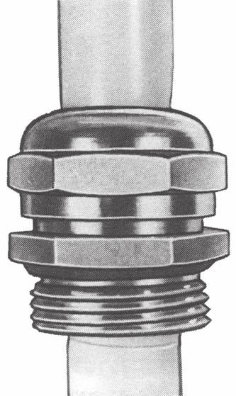 Dławnice metalowe / Metal glands /. Металлические сальники 3/27 Dławnice metalowe. Dławnica mosiężna IP66. Przeznaczona do stosowania w przemysłowych instalacjach elektrycznych.