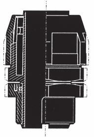 Dławnice do rur ochronnych / Glands for protective conduits /. Сальники для защитных труб 3/69 Dławnica izolacyjna typu WPD do rur ochronnych. IP66 Polecena do rur WTG.