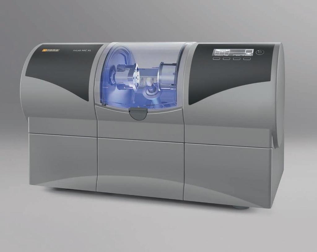 28 / 29 inlab MC XL Precyzja i prędkość inlab MC XL to szybkie urządzenie frezujące i szlifujące na mokro z wieloma opcjami produkcyjnymi dla laboratoriów protetycznych.