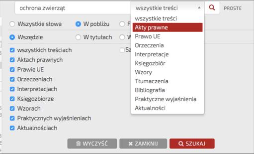 Wyszukiwanie za pomocą formularza wyszukiwania