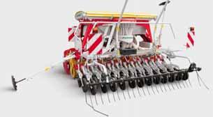 Siewnik pneumatyczny PRECISION COMBI SEEDING technika siewu punktowego Jedna maszyna 5 zastosowania Zboża Kukurydza Kukurydza z nawozem Kukurydza z wysiewem dolnym Nawóz w rzędzie kukurydzy Zalety:
