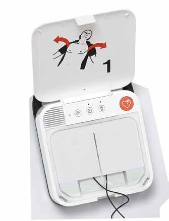 Defibrylator LIFEPAK CR2 z menedżerem programu LIFELINKcentral do zarządzania defibrylatorami AED Nieprzerwana RKO zwiększa szansę przeżycia 2 Każda 