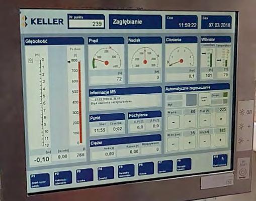 Kontrola i zapewnienie jakości wykonania W przypadku wszystkich technologii wibracyjnych stosowane są elektroniczne urządzenia pomiarowe w celu zapewnienia i rejestrowania stałej, wysokiej jakości