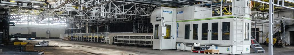 A posiada automatyczną linię formierską z pionowym podziałem LORAMENDI EVMM5070C (rok produkcji 2015, Hiszpania), o gabarycie