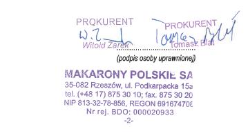 d) Poprawki w ofercie muszą być naniesione czytelnie oraz opatrzone podpisem osoby/osób podpisującej ofertę. e) Termin związania ofertą 30 dni od ostatecznego terminu składania ofert. VII.