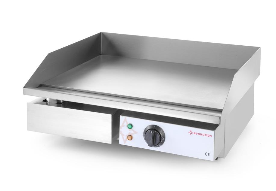 Elektryczna płaska płyta grillowa, 3000 W Obudowa ze stali nierdzewnej