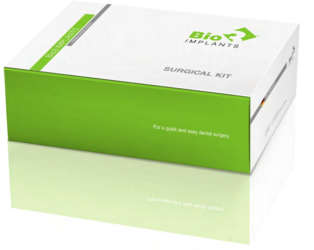 Zestaw chirurgiczny Bio3 Implants jest