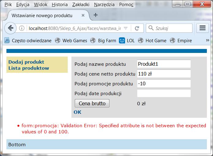 4. Należy wprowadzić zmiany do kodu strony dodaj_produkt2.