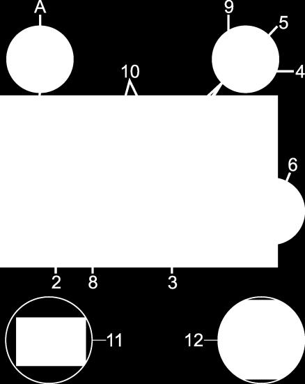 Wyposażenie podstawowe: 11. Ściski 2 szt. 12. Worek na pył 1 szt. 13. Taśma ścierna P80 1 szt. 14. Szczotki węglowe 1 kpl. 15. Instrukcja obsługi. 2. Czynności wstępne.