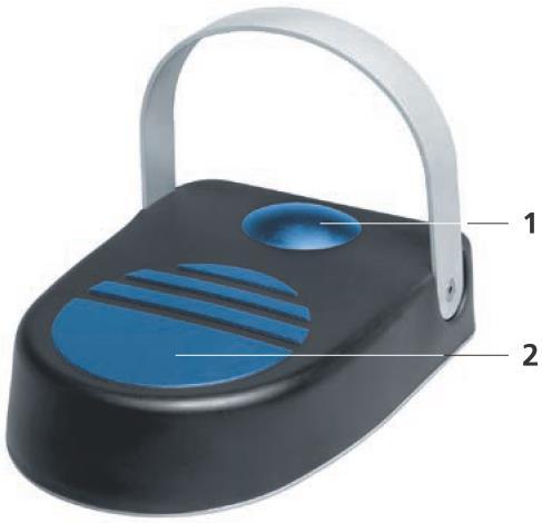 System Electric Pen Drive PRZEŁĄCZNIK NOŻNY, 1 PEDAŁ (05.001.016) Podłączanie przełącznika nożnego do konsoli Przełącznik nożny podłącza się do konsoli za pomocą przewodu przełącznika nożnego (05.001.022).